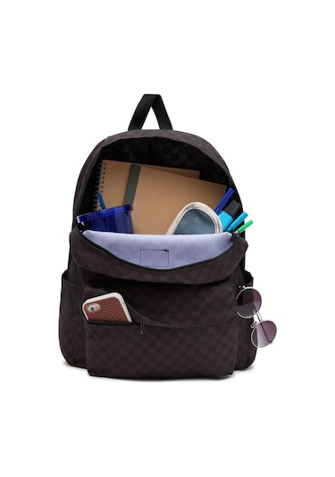 Vans Old Skool Check Backpack Unisex Sırt Çantası Vn000h4xba51 Siyah
