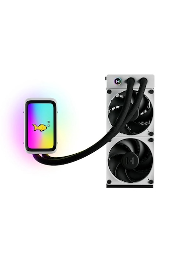 Hyte Thicc Q60 Qrgb Lcd 240mm Intel-amd Uyumlu İşlemci Sıvı Soğut