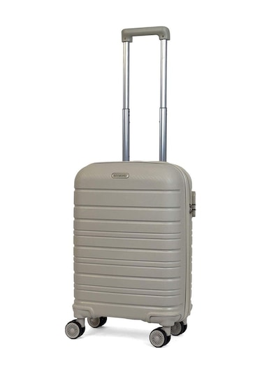 Reymond Luggage Karbon PP Seyahat Valizi Horizon Serisi Kırılmaz Bavul, Bej - Kabin Boy Bej