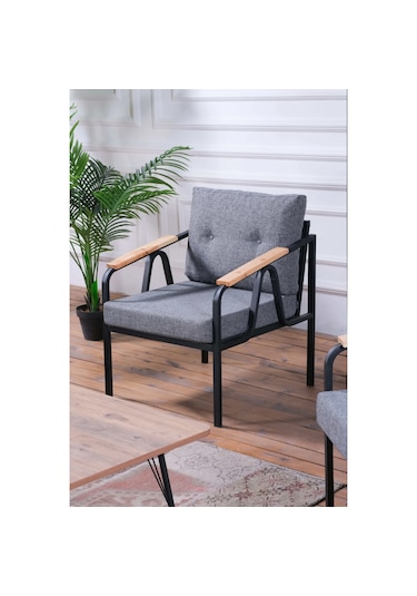 Pimango Pi Angel Bahçe ve Balkon Mobilyası 2+1+1 + Sehpa Çok Renkli