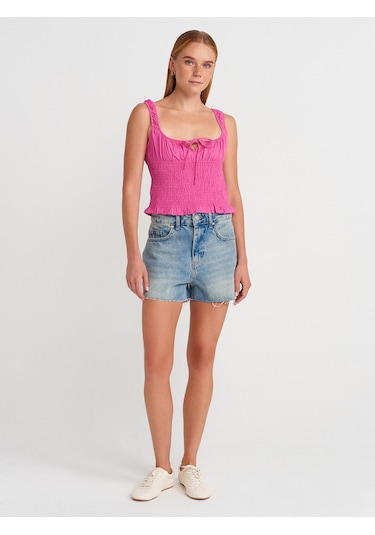 Dilvin 50867 Askılı Bluz-ş.pembe Ş.pembe