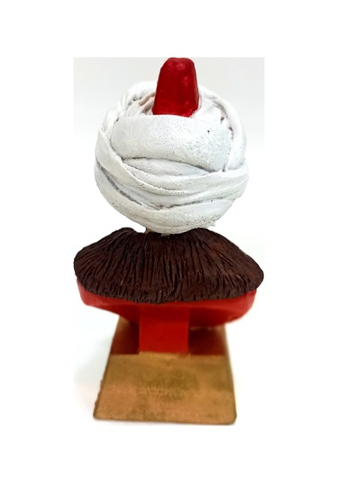 Fatih Sultan Mehmet Biblo 15 X 7 Cm + 3 Hilalfet Bayrağı