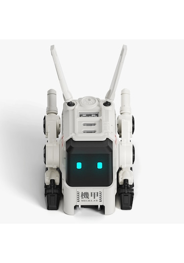 Gravastar Alpha65 Robot Figürlü 65w Hızlı Şarj Adaptörü Ve Şarj Standı, Beyaz