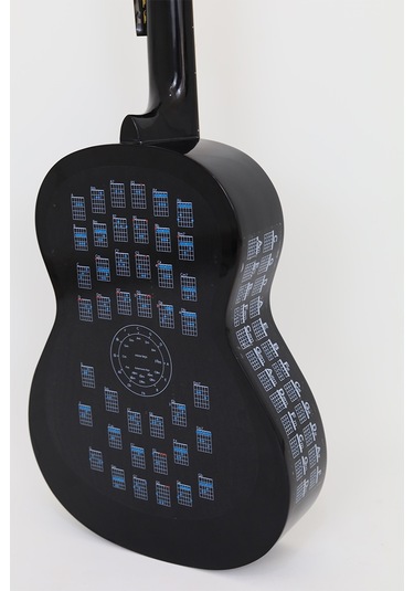 beyaz gitar akor cetveli tablosu stickerı etiketi   (2\4)  (3\4)