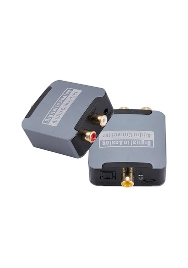 Dijitalden Analog A Ses Dönüştürücü 192khz Dac Optik & Koaksiyel Giriş Rca + 3.5mm Çıkış