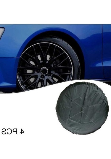 Dancemonkey 4 Adet/takım L Su Geçirmez Lastik Kapağı, Toz Geçirmez Araba Yedek Lastik Koruyucu