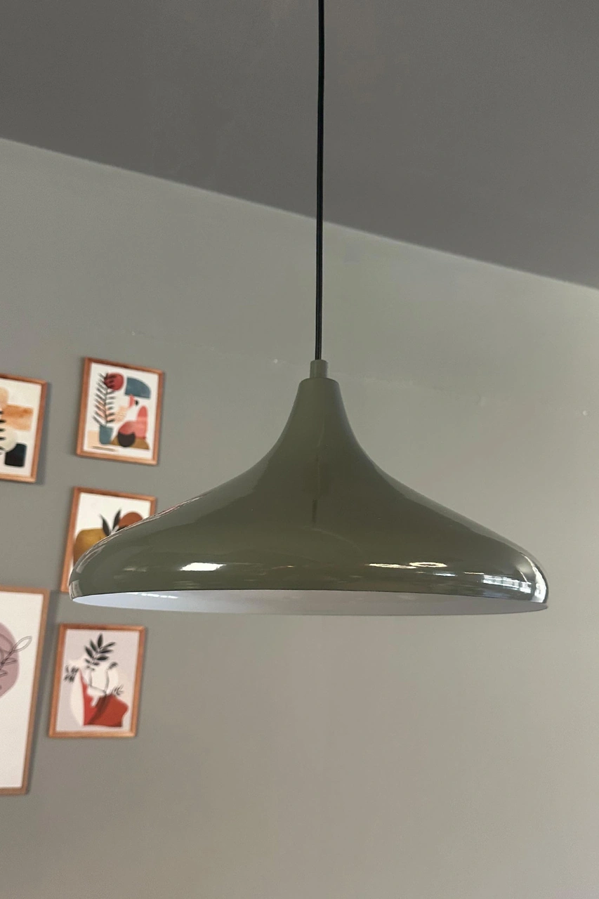 Champion Antrasit Renk Tekli Avize Sarkıt Salon Mutfak Cafe Butik Lamba Aydınlatma Avizeler Antrasit