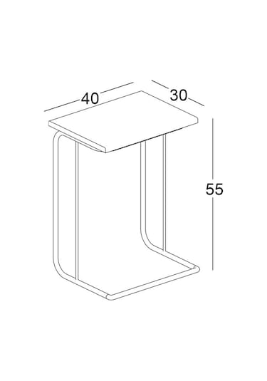 Ivo Office Laptop Sehpası Beyaz