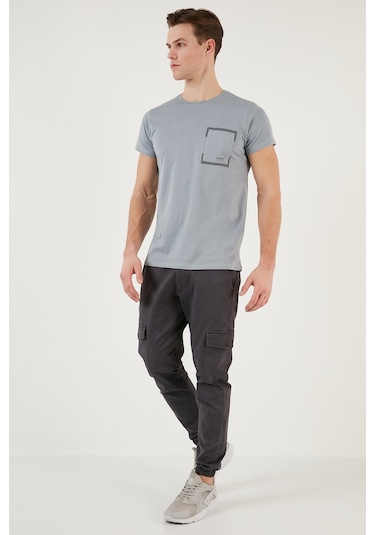 Buratti Erkek T Shirt 541rework Açık Gri Açık Gri
