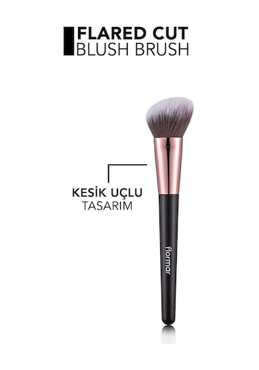 Flormar Ergonomik Uçlu Allık Fırçası 010
