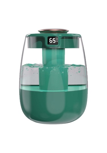 Vkemall J10 Yeşil Rgb Işık Usb Nemlendirici, Çift Fıçya, Büyük Buhar, Sayısal Ekran, Ev Ofis Kullanımı