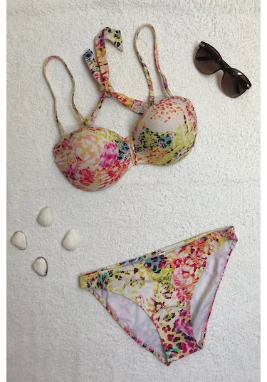 Dagi Straplez Destekli Push-Up Bikini Takımı