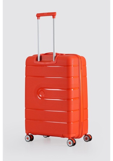 Ççs 5247 Polipropilen Büyük Boy Valiz Turuncu