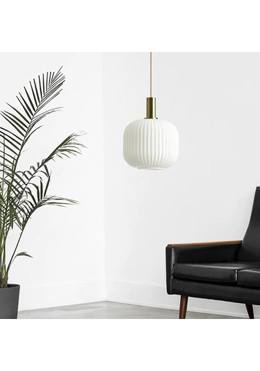 Mylights Opal Sarkıt Avize 20cm Bronz Askılı Spor Tekli Avize Opal