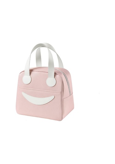 Taşınabilir Öğle Yemeği Çantası, Yalıtımlı Çanta, Açık Hava Piknik Çantası, Açık Hava Buz Torbası, 1 Adet Küçük, Pembe Pembe Çok Renkli