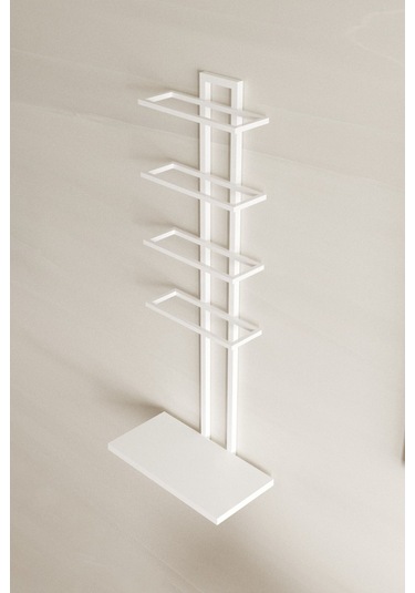 Aju Şaraplık Ve Kadeh Rafı Duvara Monte Şarap Mahseni Modern Duvar Alkol Rafı Metal Ve Ahşap Tasarım Beyaz