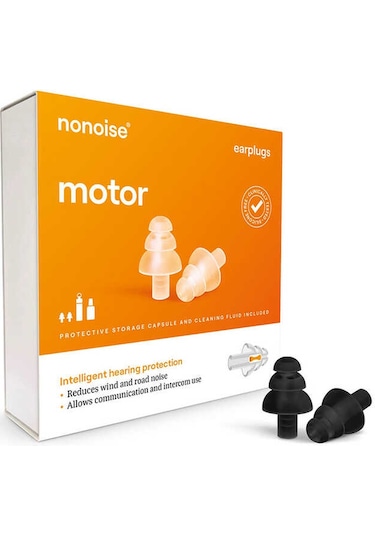Nonoıse Moto Kulak Tıkacı Siyah