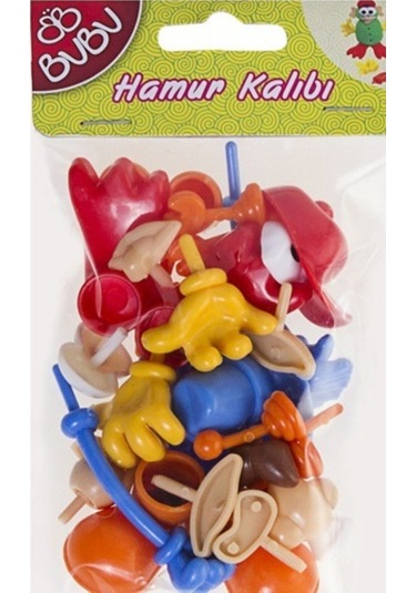 Bu Bu Plastik Oyun Hamuru Aksesuarları- 26 Parça Karışık