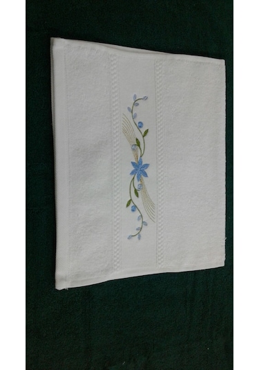 Soley Şebboy Nakışlı Mutfak Havlusu 6 Lı Mavi