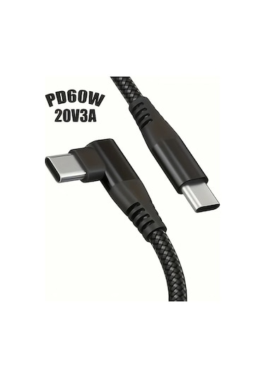 Willowhaven Gri 5li Paket 10gbps Hizli Sarj Usb C Kablo İphone Uyumlu 15 Samsung 3a 90 Derece