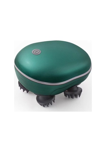 Elektrikli Baş Ve Saç Derisi Masaj Cihazı Kedi Su Geçirmez Vücut Masaj Cihazı - Yeşil Çok Renkli