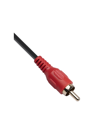 Cbtx Erkek Çift RCA Erkek Stereo Ses Adaptörü Kablosu 6.35MM 1.5 Metre