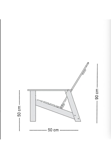 Ahşap Bahçe Teras Dinlenme Koltuğu 2092 Kahverengi