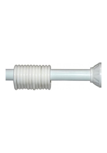 Prado Banyo Perde Askısı, Banyo Borusu 120 - 200cm Beyaz