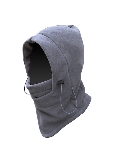 Trendooze Yüz Outdoor Maskesi Kışlık Katmanlı Gri Çift At8720 Aotu Tg Gri