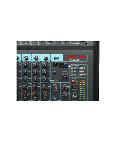 Takstar Xm18 18 Kanallı Efektli Dijital Analog Mixer