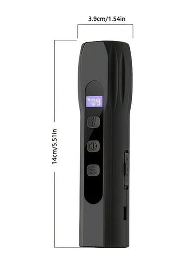 Willowhaven Siyah Otomatik Ses Teknolojili Köpek Havlama Kontrol Cihazı Uzun Mesafe Efektif