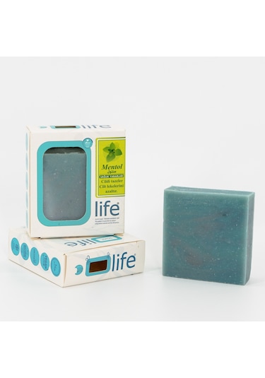 Olife Soap Doğal El Yapımı Mentol Kokulu Sabunu 3 x 100 G