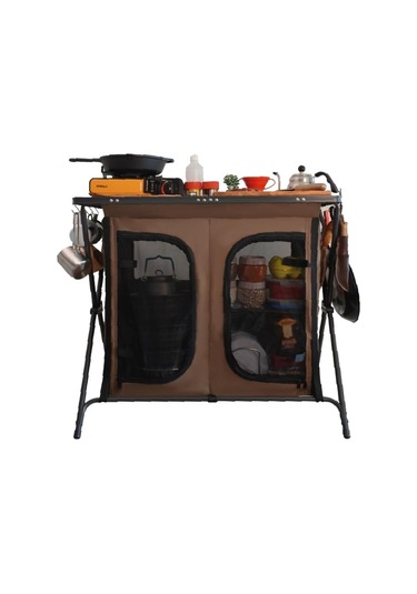 Campout Çift Kapılı Kamp Mutfağı