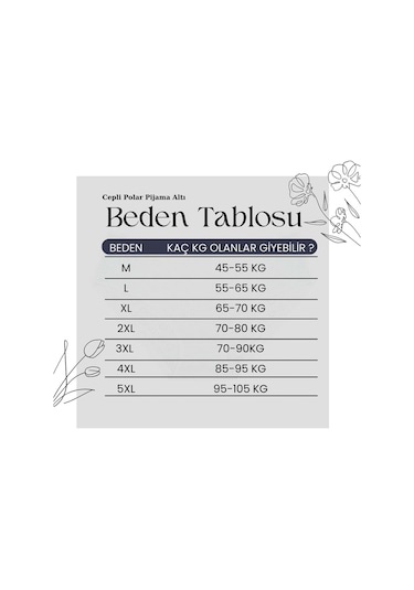 Lüx Polar Cepli Kışlık Kadın Pijama Altı Ra2 Kırmızı