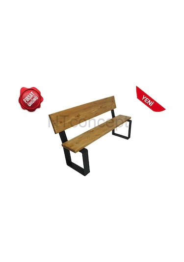 Ntconcept Ntconcept Masif Ağaç Sırtlı Bank