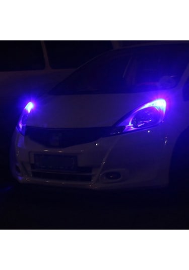Sones 2 Adet T10 Dc12 / 1w 9led Smd-3030 Araba Park Lambası Mavi Işık