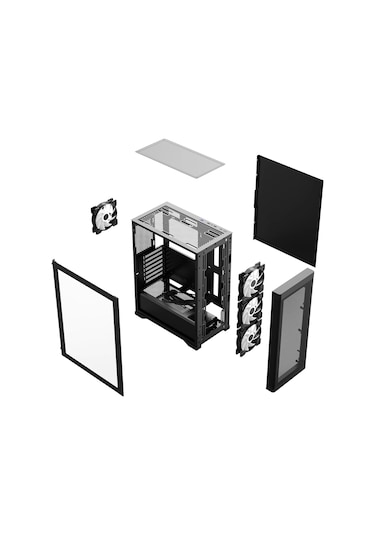 Frisby Fc-9480g 600 W Rainbow Matx Mid Tower Gaming Kasa