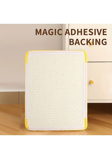 Honeybeeshop Dayanıklı Sisal Duvara Monte Kedi Tırmalama Tahtası Sunflower Yumuşak Kumaşlı İç Mekan Oyun Tırmık Tasarruf Tırmalayıcı Sanatsal Dekor