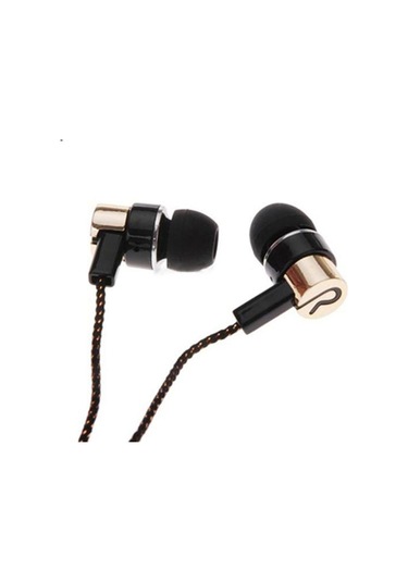 Yurt İçin Kulaklık Stereo Gürültü Azaltma Tpe 3.5 MM Kulak İçi Kablolu Stereo Örgü Kulaklık