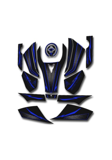 Mt25 Tank Pad Seti 2019-24 Mavi Set