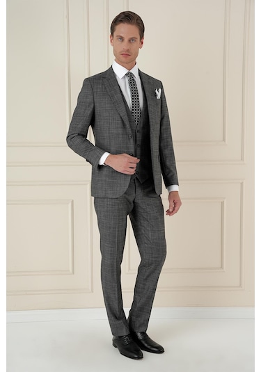 Efor Tk 906 Slim Fit Antrasit Spor Takım Elbise Antrasit