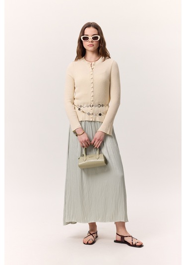 Crush Saten Etek Su Yeşili Su Yeşili