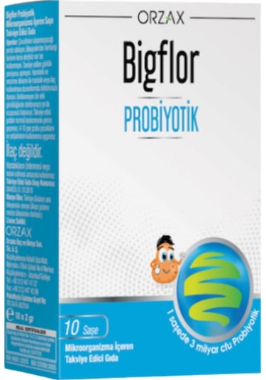 Orzax Bigflor Probiyotik 2 x 10 Saşe