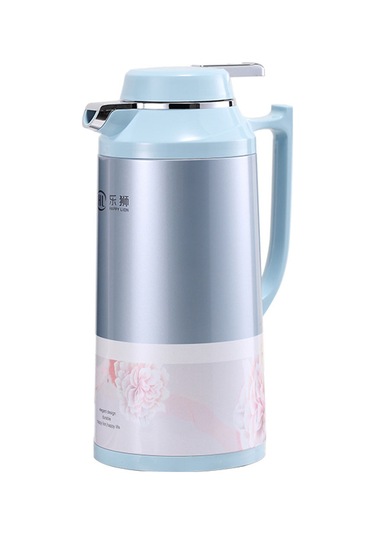 Padalink 1.0 Litrelik Mor Çelik Vakum Termos: Çay, Kahve, Su İçin Isı/sıcaklık Saklama, Ev Ve Cafe Kullanıma Uygun Mavi