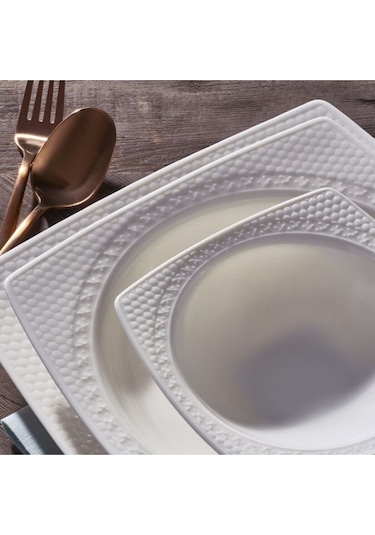 Güral Porselen Bonenjoy 24 Parça 6 Kişilik Bone Yemek Takımı PR.0