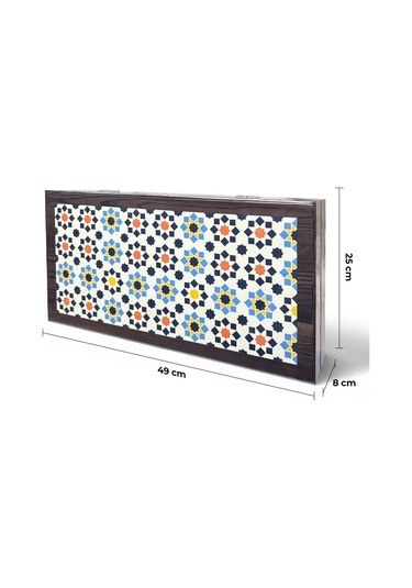 Biggdesign Star Tavla Çizilmez Zeminli, Mıknatıslı Mdf Kasa, 2 Kat Vernik Cilalı