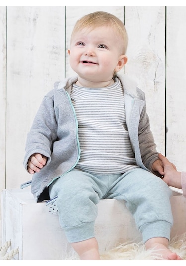 Organicera Organik Kapşonlu Mont,Grey Melange (554296561) Gri