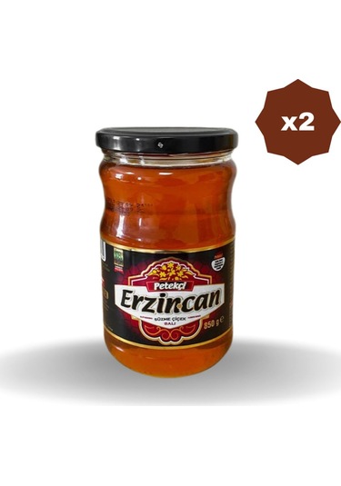 Erzincan Süzme Çiçek Balı 850 Gr - 2 Adet