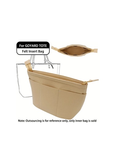 Fochsia 卡其色 M Anjou Pm Gm Neverfull Tote Çanta Organizatörü İç Astar Çantası Makyaj Çantası Gümüş Eskitme