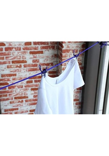 12 Siyah Klipsli Siyah Rüzgar Geçirmez Çamaşır İpi, Ev, Seyahat Ve Dış Mekan Asma Giysiler İçin Ayarlanabilir Çamaşır İpi Diğer